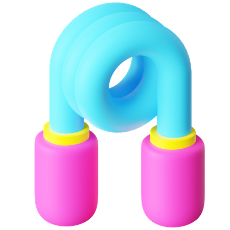 Hand Gripper  3D Icon