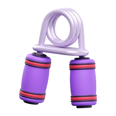 Hand Gripper 3 D Render Icon Illustration 3D Icon