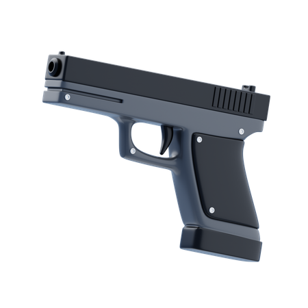 Hand Gun  3D Icon