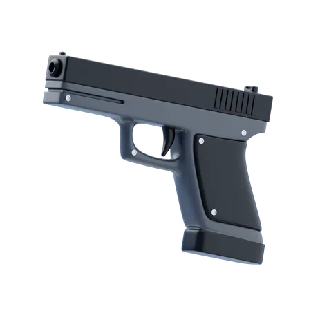 Hand Gun  3D Icon