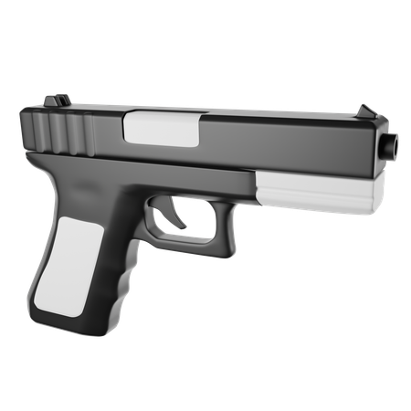 Hand Gun  3D Icon