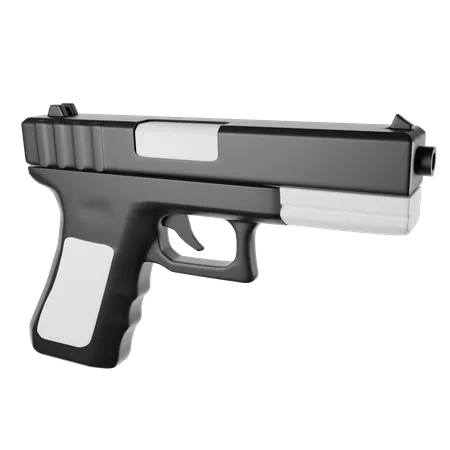 Hand Gun  3D Icon