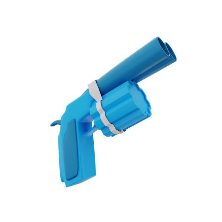 Hand Gun 3D Icon