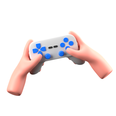 Hand hält Joystick  3D Icon