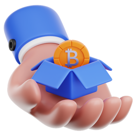 Hand halten Auspacken  3D Icon