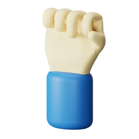 Hand heben  3D Icon