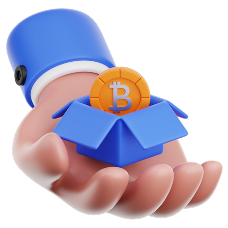 Hand Hold Unboxing  3D Icon
