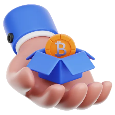 Hand Hold Unboxing  3D Icon