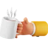 Hand Holding A Cup Of Coffee