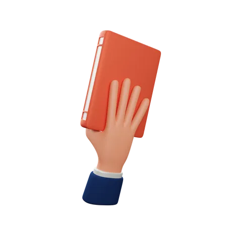 Hand Holding A Book Download This Item Now 3D Icon