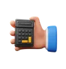 Hand Holding Calculator