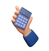 Hand Holding Calculator