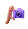 Hand Holding Camera