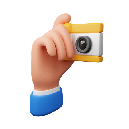 Hand Holding Camera Download This Item Now 3D Icon