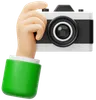 Hand Holding Camera