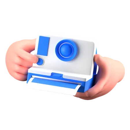 Hand Holding Camera  3D Icon