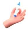 Hand Holding Crayon
