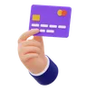 Hand Holding Credit Card