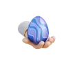 Hand Holding Easter Egg