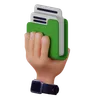Hand Holding File Folder