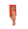 Hand Holding Financial Book