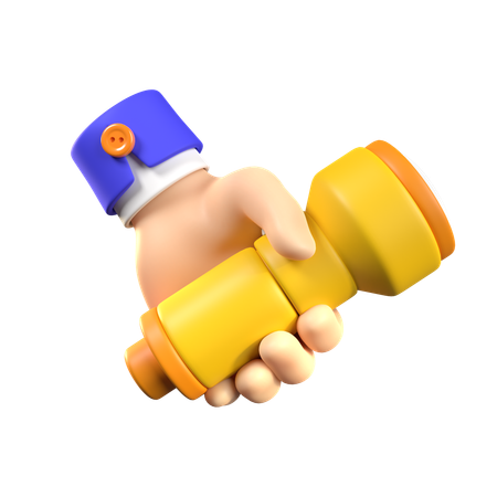 Hand Holding FlashLight  3D Icon