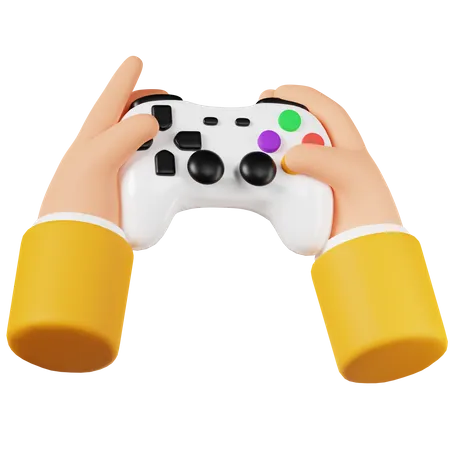 Hand Play Game 3 D Icon 3D Icon