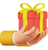 Hand Holding Gift