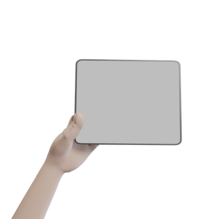 Hand Holding Ipad  3D Icon