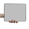 3d hand holding ipad logo
