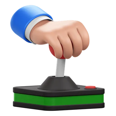 Hand Holding Joystick  3D Icon