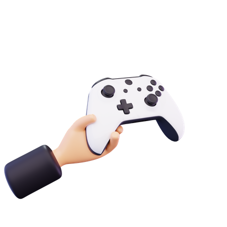 Hand Holding Joystick  3D Icon