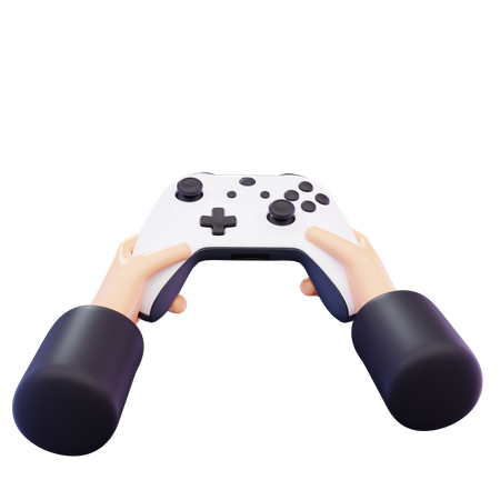 Hand Holding Joystick  3D Icon