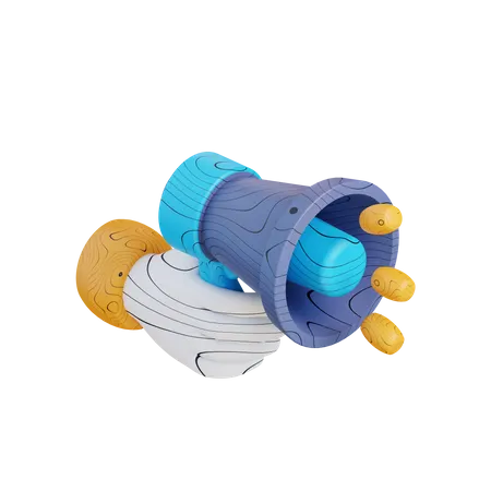 Hand Holding Megaphone  3D Icon