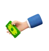 Hand Holding Money