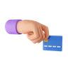 Hand Holding Payment Card