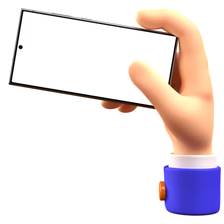 Hand Holding Phone 1  3D Icon