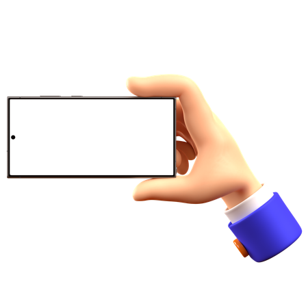 Hand Holding Phone 20  3D Icon