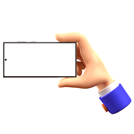 Hand Holding Phone 20  3D Icon