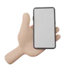 Hand Holding Phone