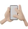 Hand Holding Phone