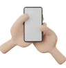 Hand Holding Phone