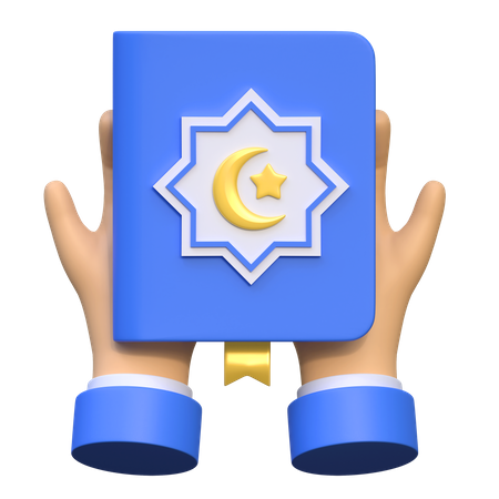 Hand Holding Quran  3D Icon