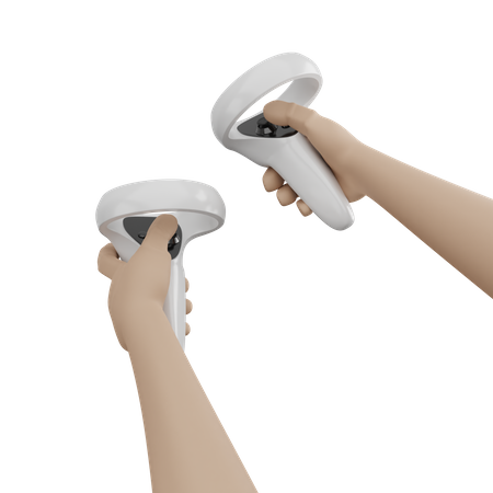 Hand Holding Saber Vr  3D Icon