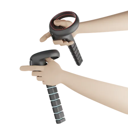 Hand Holding Saber Vr  3D Icon