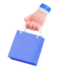 Hand Holding Shopping Bag