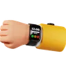 Hand Holding Smartwatch