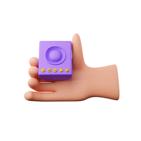 Hand Holding Speaker Download This Item Now 3D Icon