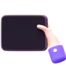 Hand Holding Tablet