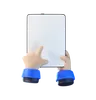 Hand Holding Tablet